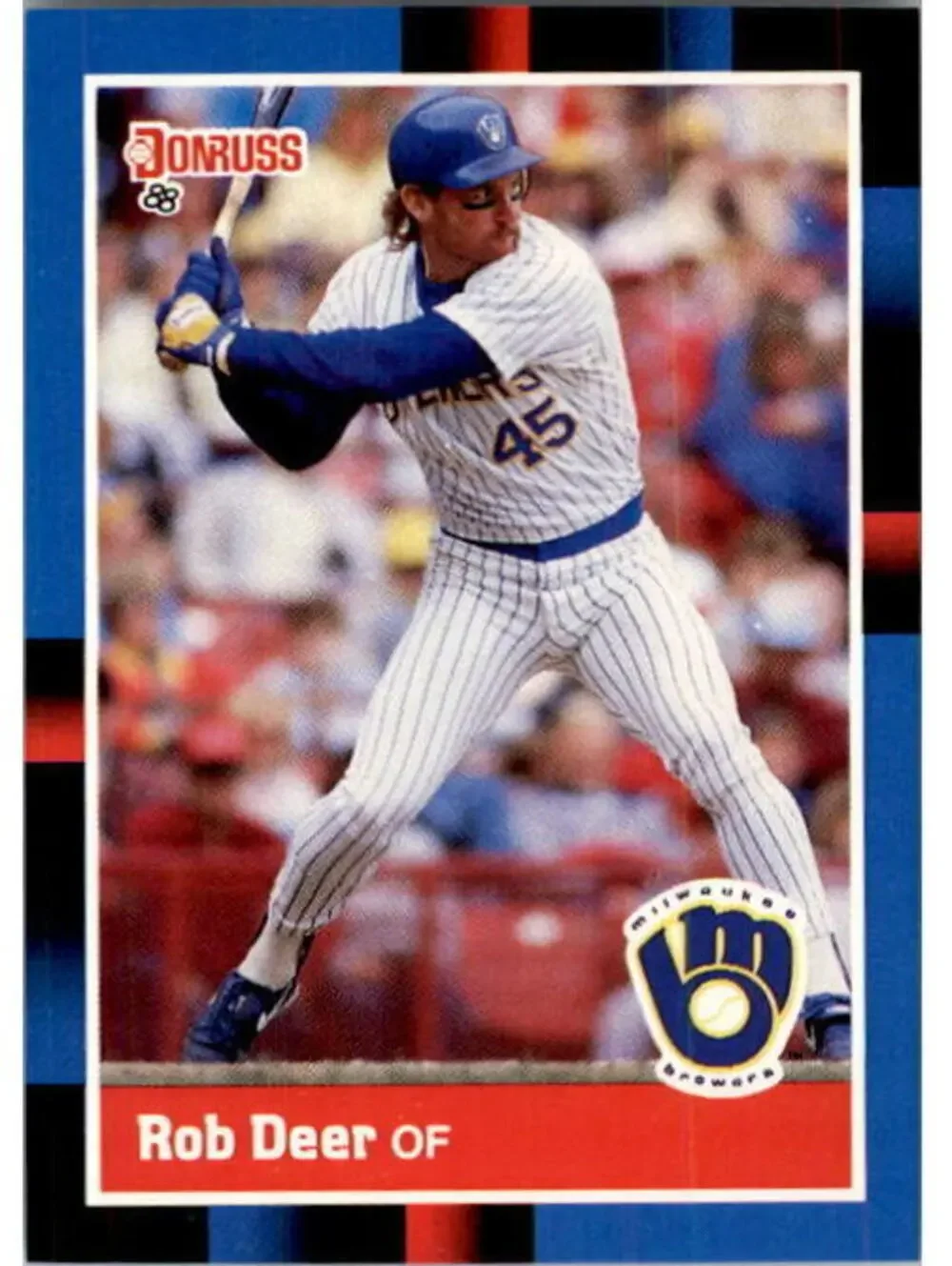 1988 Rob Deer Donruss Baseball Card #274